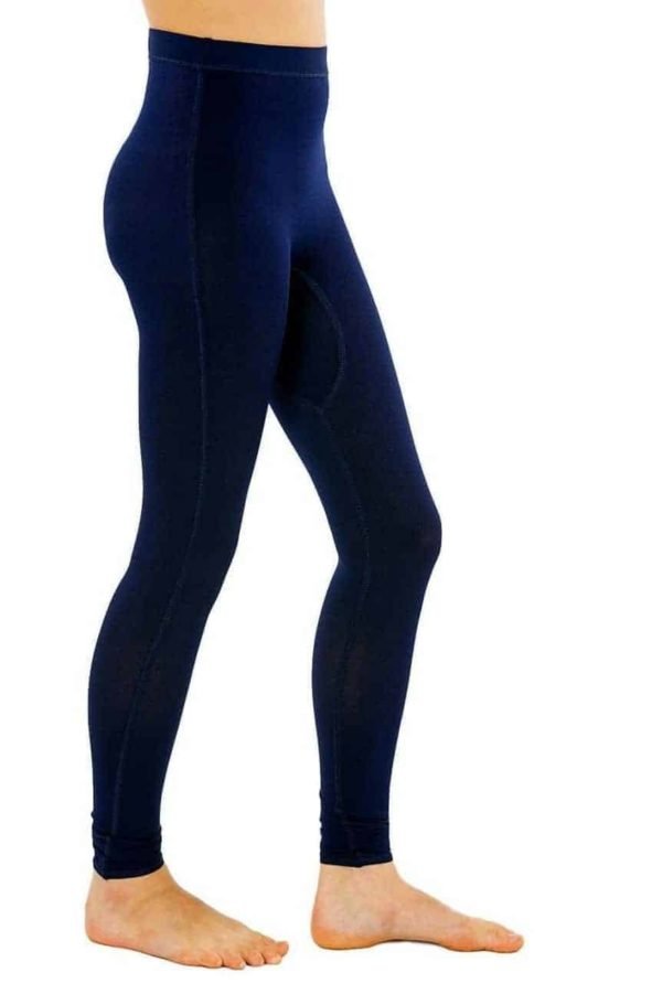 Girls Navy Leggings sensory clothing cc 1