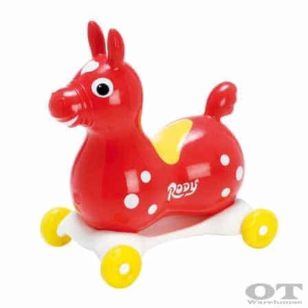 plastic bouncing horse