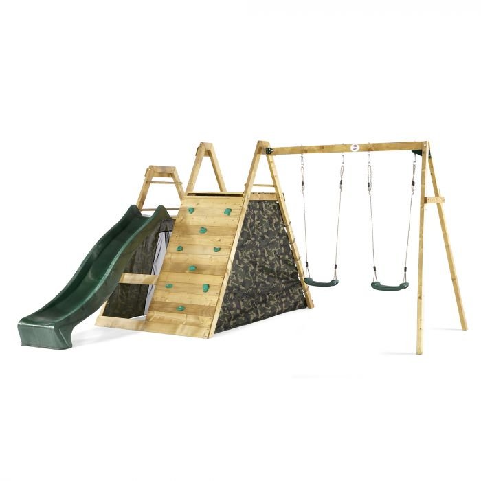 Kid Climbing Wall with Swings and Slide OTWAREHOUSE - Main Image