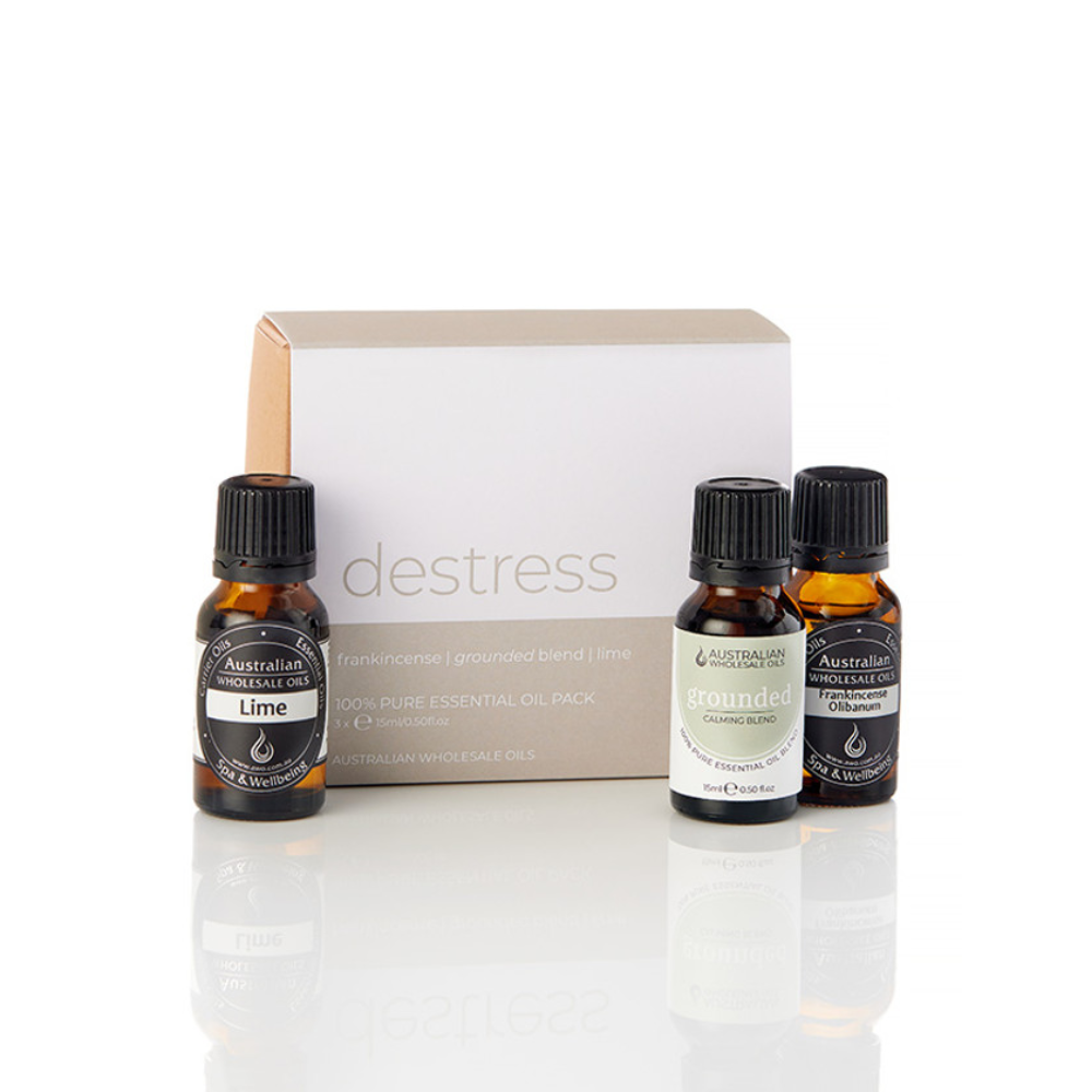 destress essential oil pack