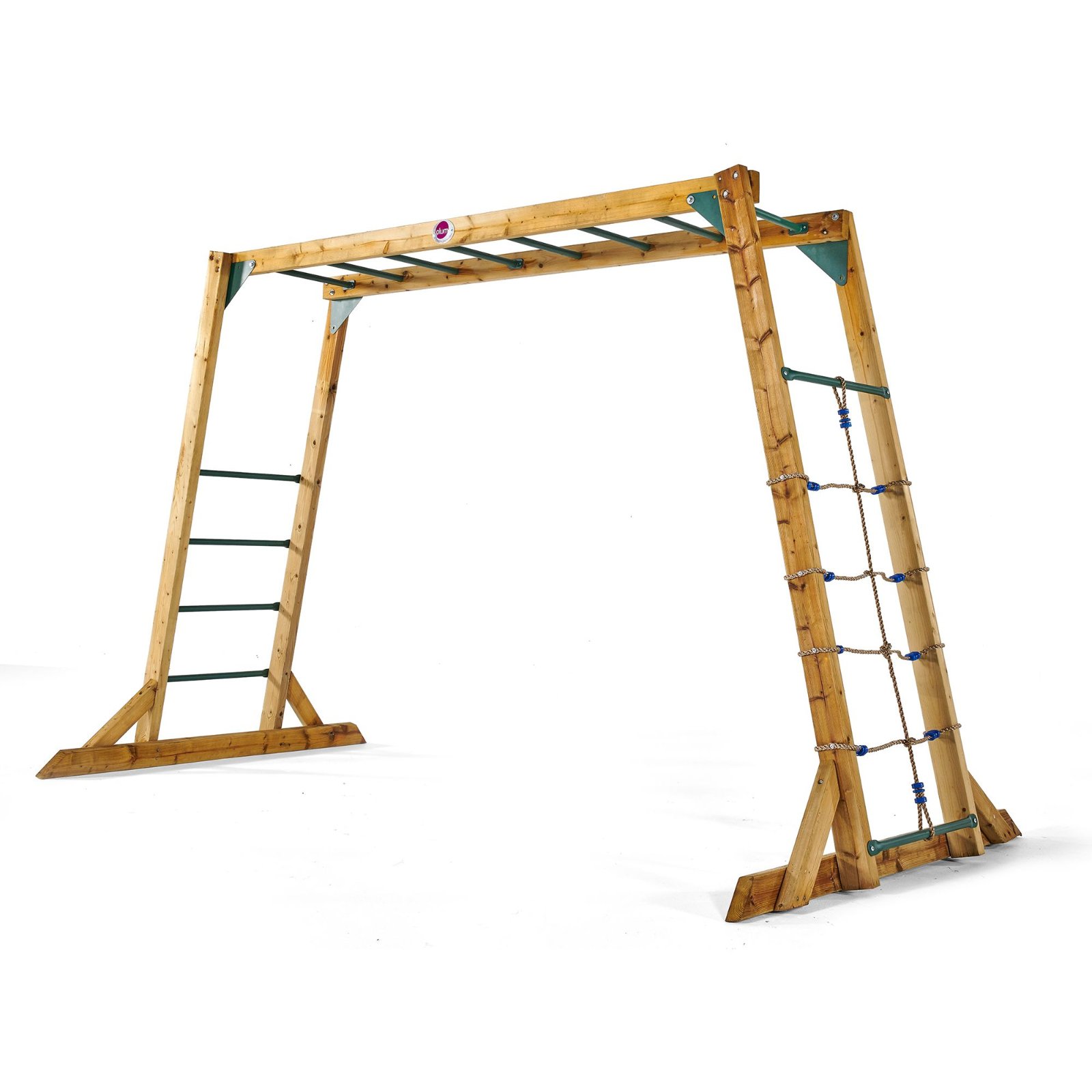 Kids Monkey Bars Wooden Outdoor OTWAREHOUSE