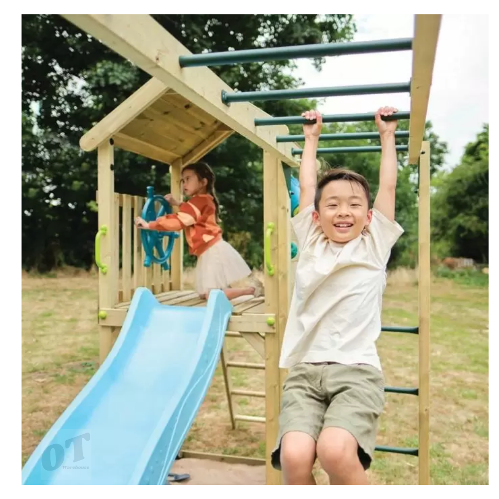 PlumĀ® Lookout Tower Colour Pop Play Centre with Monkey Bars - Image 2