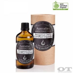 Bergamot Essential Oil (Non-Phototoxic) Certified Organic 100ml