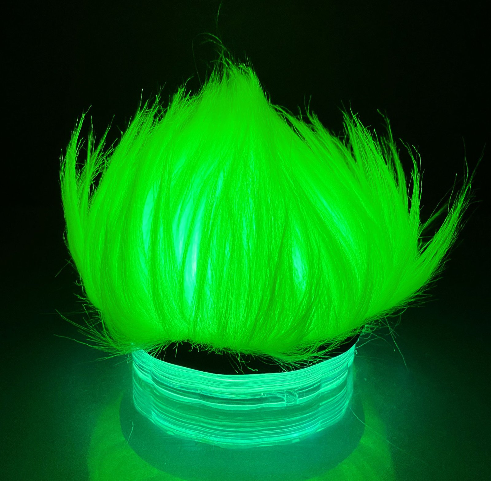 Kids Furry Green Night Light calming sleep mood lamp OTWAREHOUSE