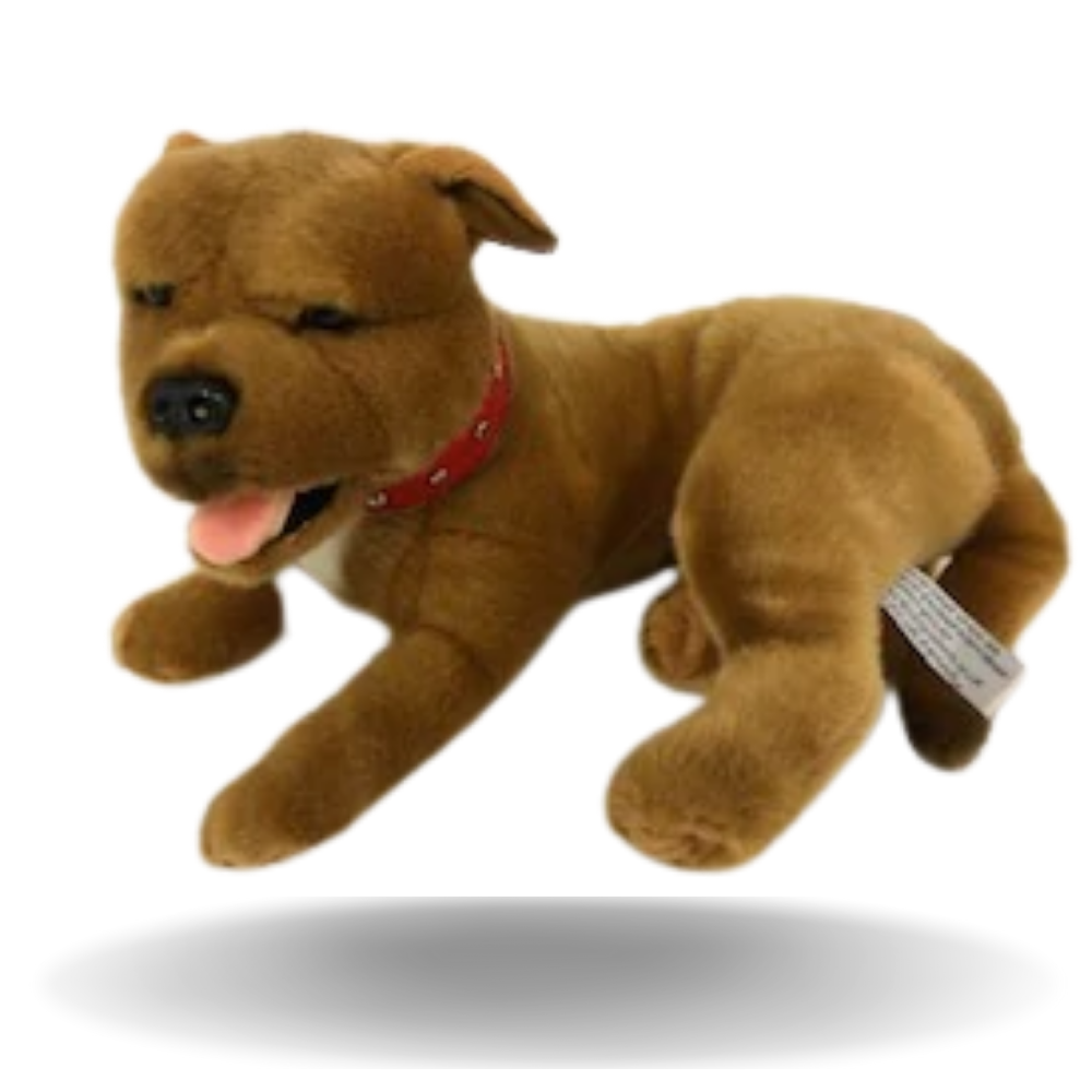 dozer the staffy-weighted toy dog 800g