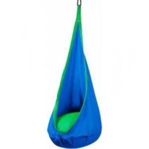 pod swing outdoor blue