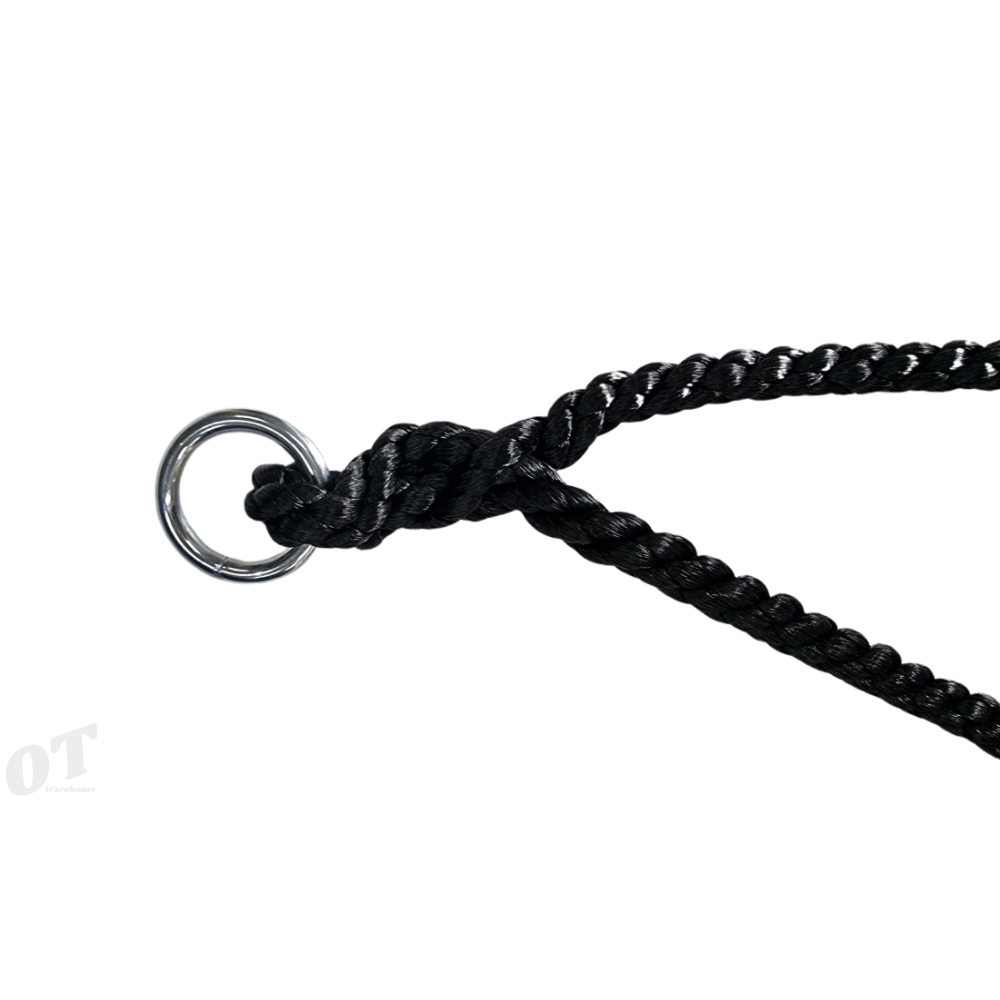 Nest Swing Round BLACK/BLUE With Ropes (sensory swing) - Image 4