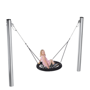 birds nest swing pole and nest