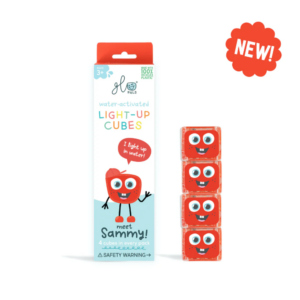 sensory light up cube-Sammy - Red