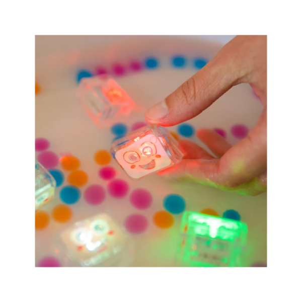 sensory light up cubes - Sammy - red
