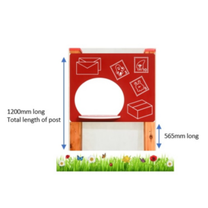 1,2 Play Panel 'POST OFFICE' HDPE - Commercial Grade Outdoor Play Panel