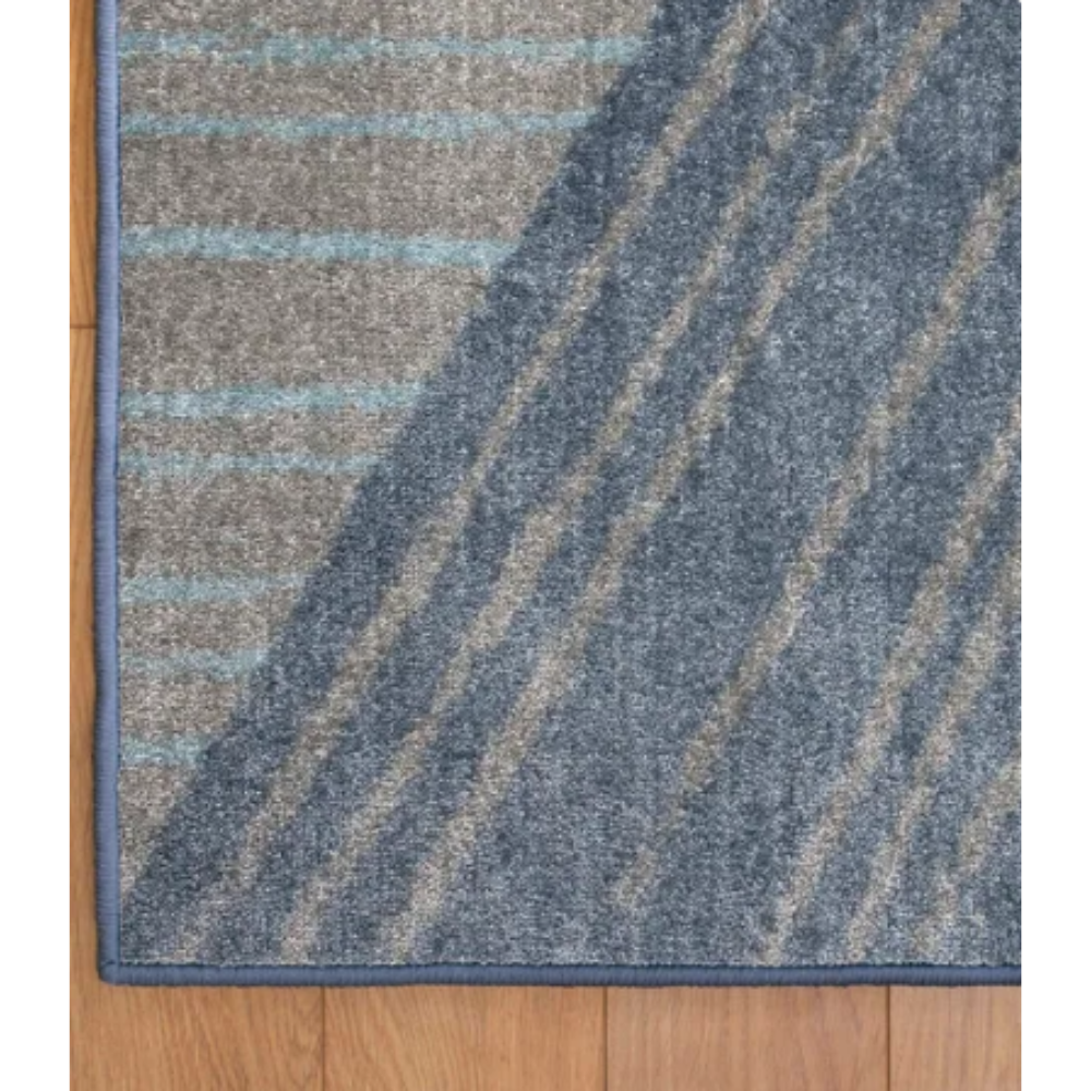 Blue Geometric Rug -classroom furniture