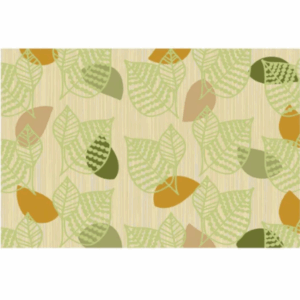 Green Leaf Rug - 274 (L) x 183 (W) cm