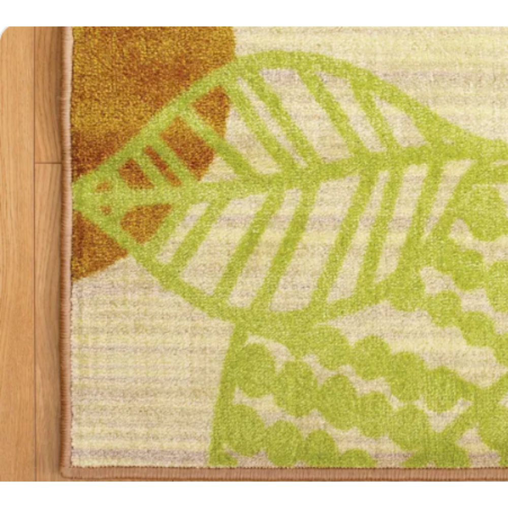 Green Leaf Rug - school classroom