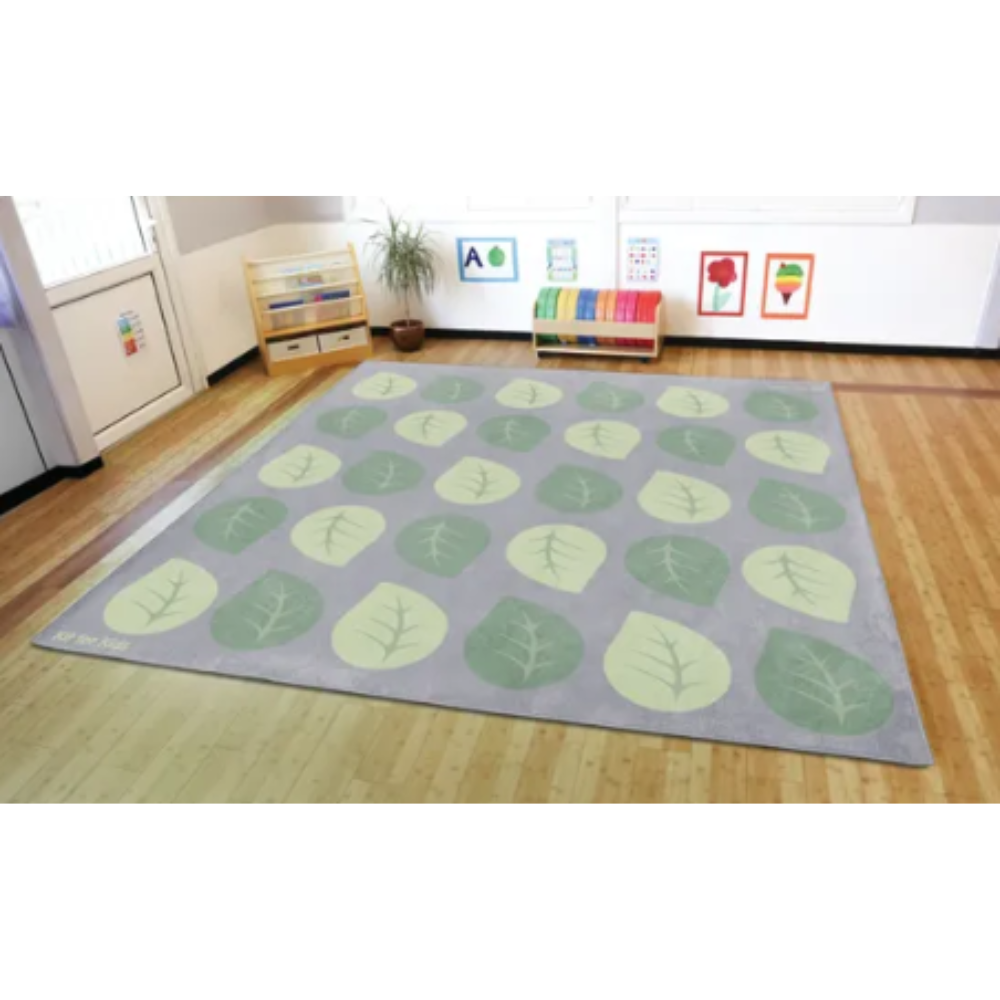 Kit for Kids - Large Leaf Rug - 3 (L) x 3 (W) m