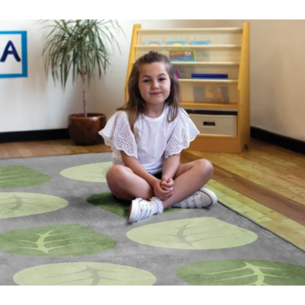 Kit for Kids - Large Leaf Rug - 3 (L) x 3 (W) m - Image 3