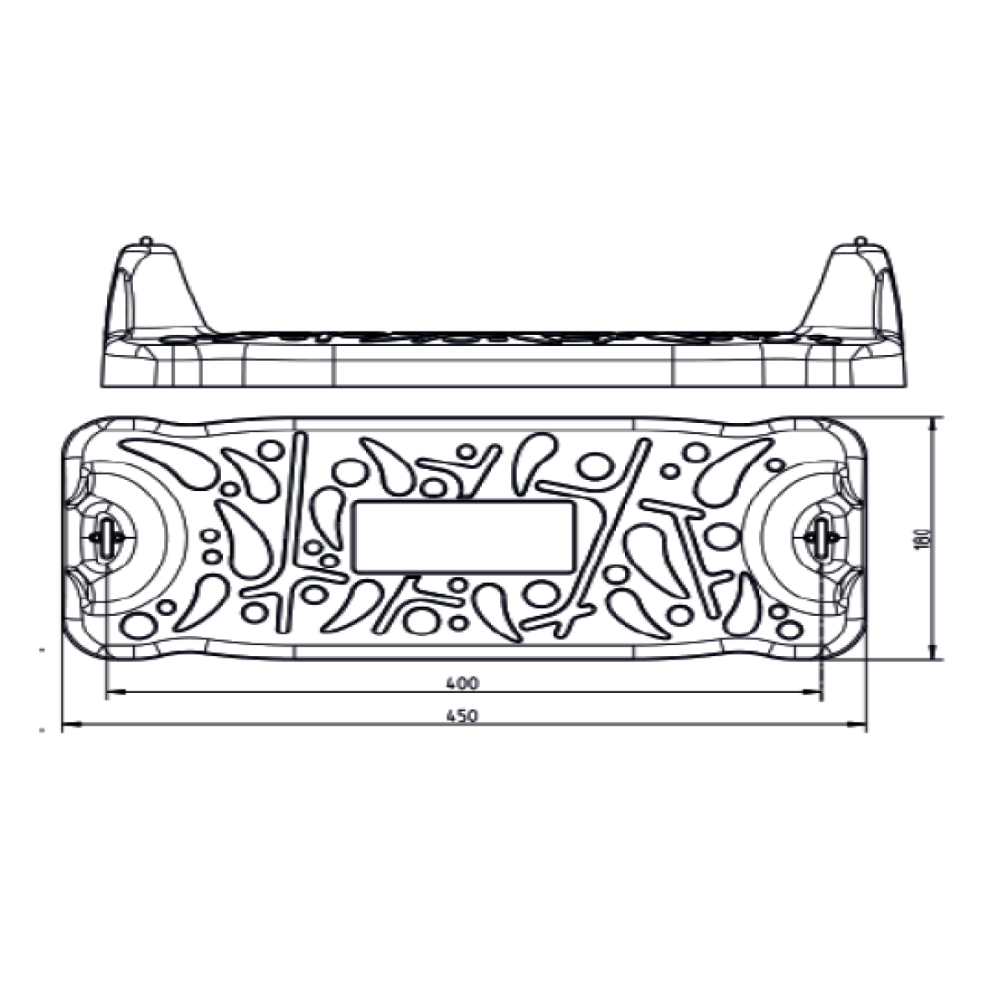 Rubber Swing Seat ‘CURVE’ SIMPLE Swing Seat -