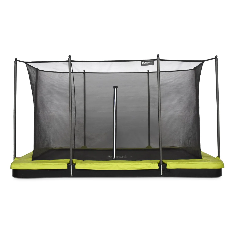 plum 12 x 8 FT inground trampoline