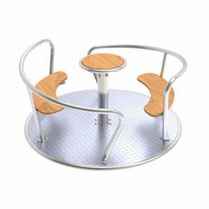 Stainless Steel Viento Inclusive Carousel Playground