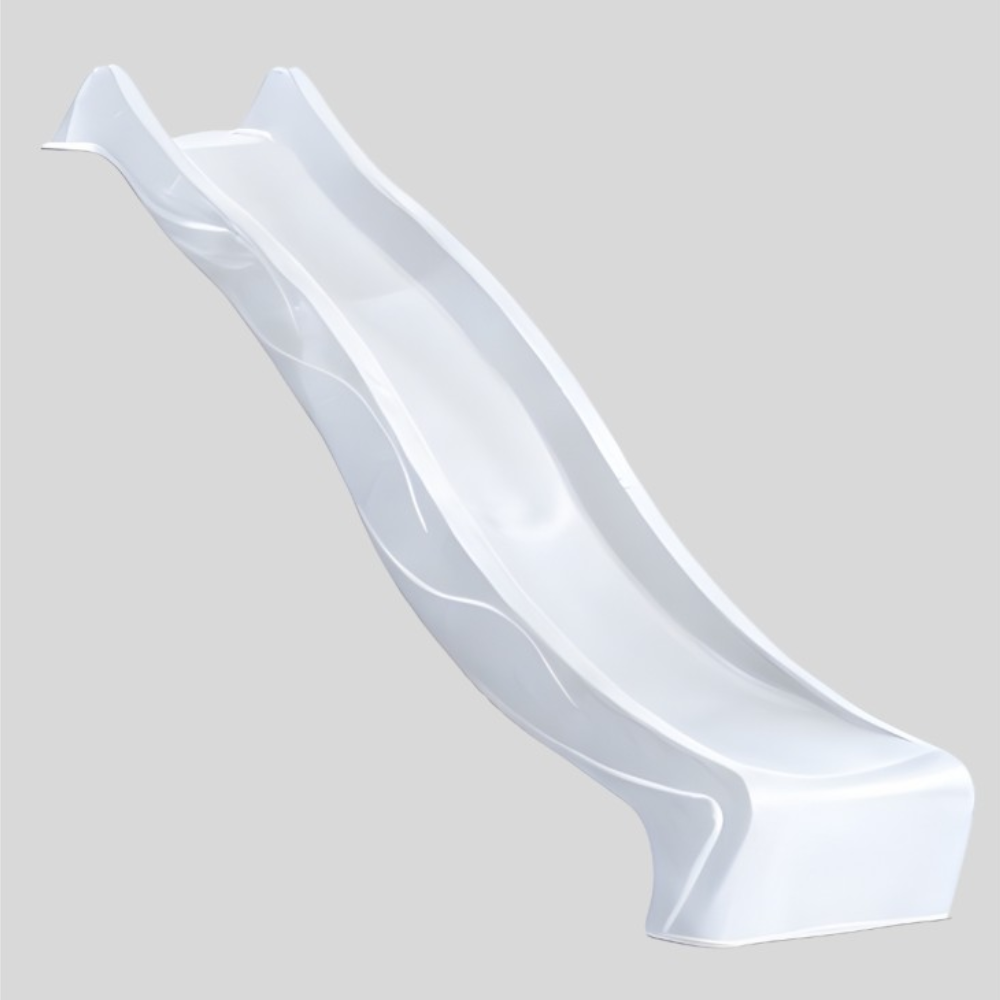 1.2m high slide ‘reX’ and ladder free standing kit with water feature - WHITE - Image 3