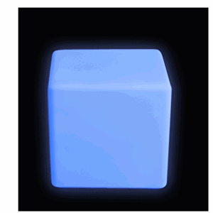 Colour Changing LED Stool - Large 40cm + Adaptor